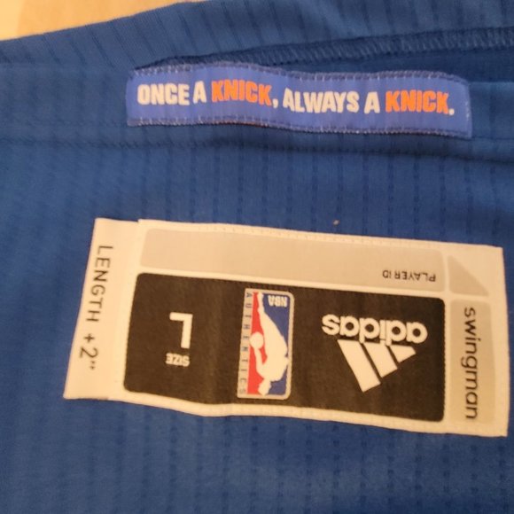 New York Knicks - Kristaps Porzingis -  Adidas Swingman Jersey - (Large) - Picture 2 of 5